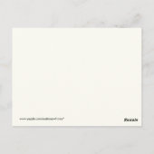 English Springerスパニエル犬プロファイルポストカード ポストカード (裏面)