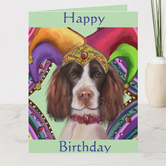 ENGLISH SPRINGER SPANIEL  カード (正面)