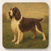 English Springer Spaniel コースター (正面)