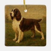 English Springer Spaniel セラミックオーナメント (正面)