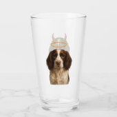 English Springer Spaniel Angel / Devil Glass タンブラーグラス (裏面)