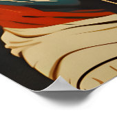 English Springer Spaniel Astronaut Poster, English ポスター (角)