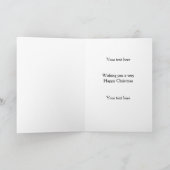 English Springer Spaniel Christmas greeting card シーズンカード (内部)