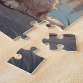 English Springer Spaniel dog ジグソーパズル (側面)