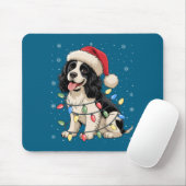 English Springer Spaniel Dog Christmas Tree Lights マウスパッド (マウス)