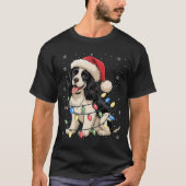 English Springer Spaniel Dog Christmas Tree Lights Tシャツ (正面)