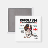 English Springer Spaniel Owner Funny Dog Lover  マグネット (正面/裏面)