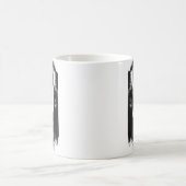 English springer spaniel portrait  コーヒーマグカップ (中央)