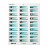 English Springer Spaniel Return Address Labels ラベル (フルシート)