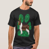 English Springer Spaniel St Patricks Day Shamrock Tシャツ (正面)