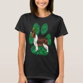 English Springer Spaniel St Patricks Day Shamrock  Tシャツ (正面)