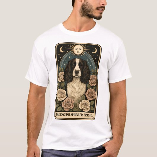 English Springer Spaniel Tシャツ (正面)