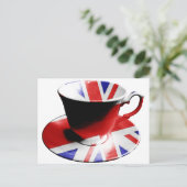 English Teaの素敵なカップ ポストカード (スタンド正面)