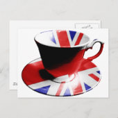 English Teaの素敵なカップ ポストカード (正面/裏面)