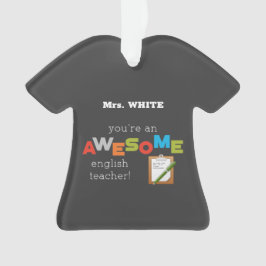 English Teacher Appreciation Day、すばらしい オーナメント