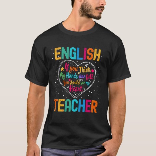 English Teacher Appreciation Week Back to School H Tシャツ (正面)