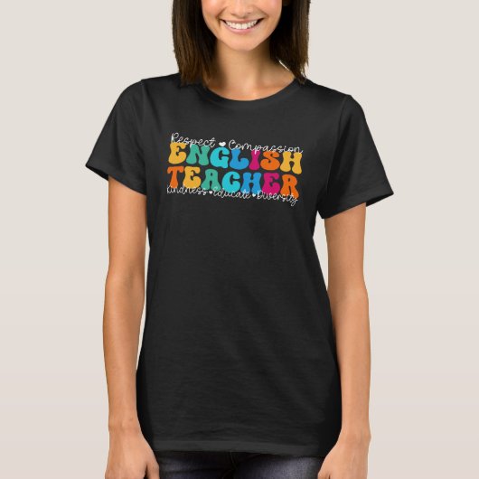 English Teacher Appreciation Week Back to School Tシャツ (正面)
