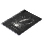 English Teacher Chalk Dust Constellation Art ノートブック (左側)