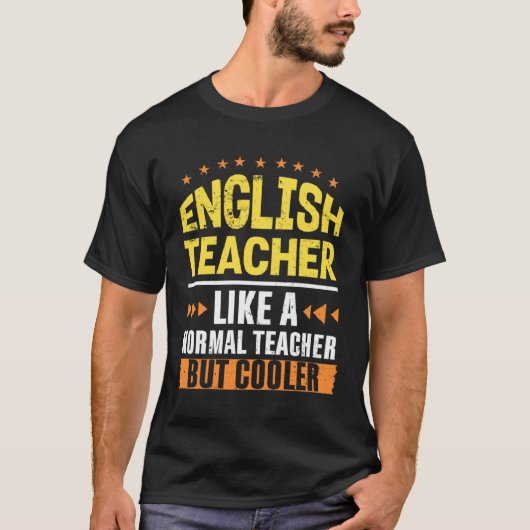 English Teacher Like a Normal Teacher But Cooler G Tシャツ (正面)