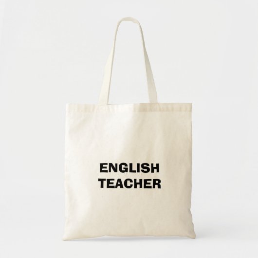 English Teacher Profession Tote Bag トートバッグ (正面)