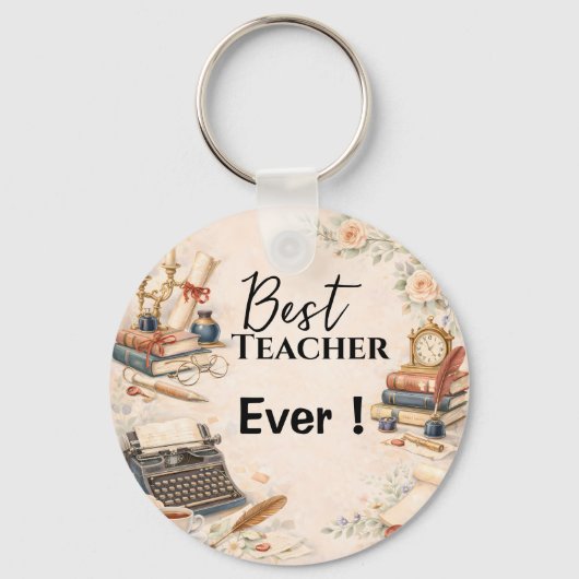 English Teacher Thank You Gift End of School Year キーホルダー (正面)