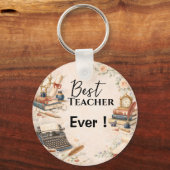 English Teacher Thank You Gift End of School Year キーホルダー (正面)