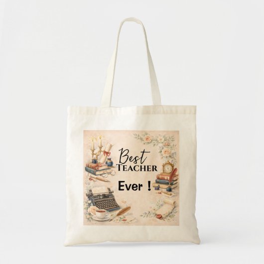 English Teacher Thank You Gift End of School Year トートバッグ (正面)