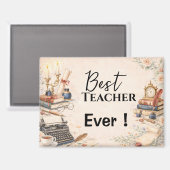 English Teacher Thank You Gift End of School Year マグネット (正面/裏面)