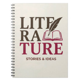 English Teacher Typography Design ノートブック