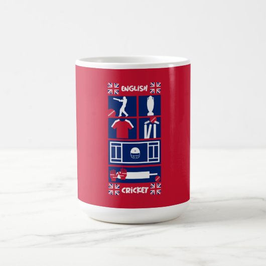 English Test CricketラテMug モーフィングマグカップ (中央)