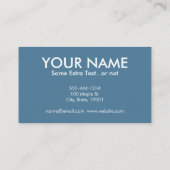 English Tutor Business Card 名刺 (裏面)