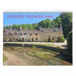 English villages 2026 calendar カレンダー