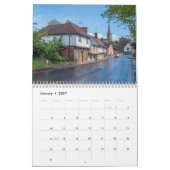 English villages 2026 calendar カレンダー (1月 2027)
