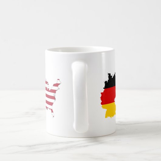 English vs. German - Bitte vs. Please - Mug コーヒーマグカップ (ハンドル)