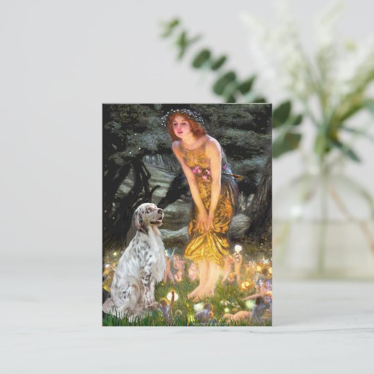 EnglishSetter 1 - MidEve ポストカード (スタンド正面)