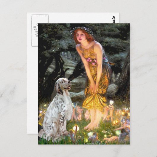 EnglishSetter 1 - MidEve ポストカード (正面/裏面)