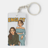 EnglotタイGLカップル、EngfaとCharlotte キーホルダー (裏面)