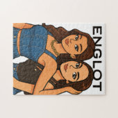 EnglotタイGL発送カップル EngfaとCharlotte ジグソーパズル (横)
