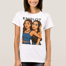EnglotタイGL発送カップル EngfaとCharlotte Tシャツ