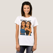 EnglotタイGL発送カップル EngfaとCharlotte Tシャツ (正面フル)