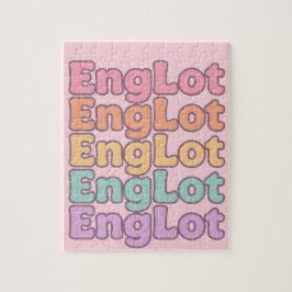 Englot かわいいバブルレター ジグソーパズル