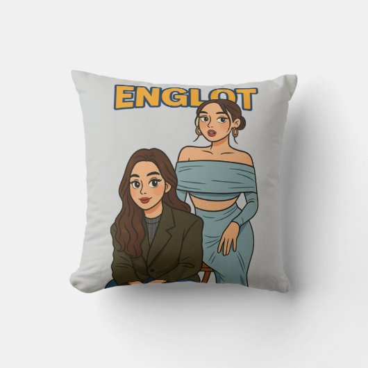 Englot タイGL シップカップル、EngfaとCharlotte クッション (正面)