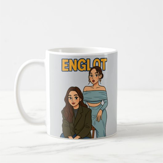 Englot タイGL シップ カップル、EngfaとCharlotte コーヒーマグカップ (左)
