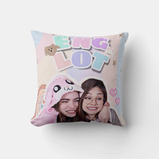 Englot Engfa and Chartlotte Beauty Queens Thai GL クッション (正面)