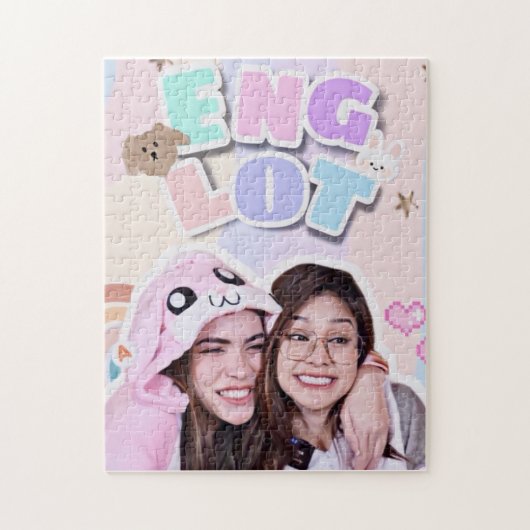 Englot Engfa and Chartlotte Beauty Queens Thai GL ジグソーパズル (縦)