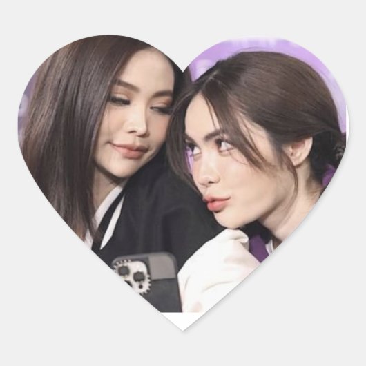 Englot, Engfa & Charlotte Thai GL Shipped Couple ハートシール (正面)