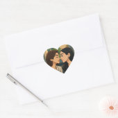Englot Show Me Love Series Thai GL Couple Sticker ハートシール (封筒)
