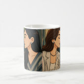 ENGLOT Thai GL Couple: Engfa and Charlotte SML コーヒーマグカップ (中央)