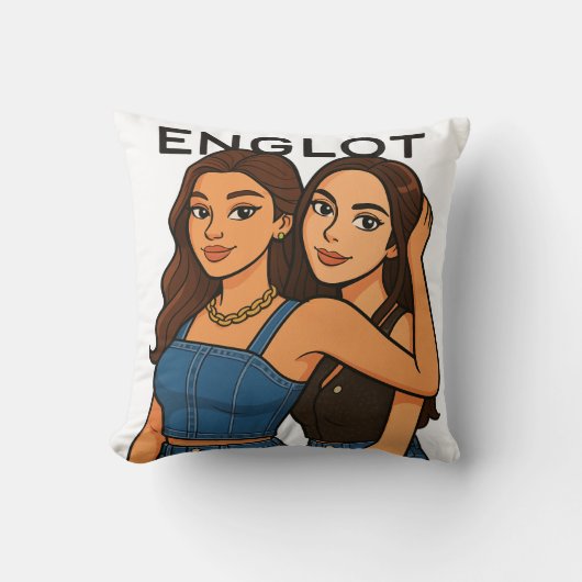 Englot Thai GL Shipped Couple Engfa and Charlotte クッション (正面)