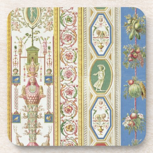 engrバチカンのRaphaelのLoggiaからのパネル コースター (正面)